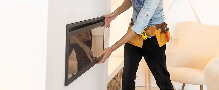 Metal Fireplace Installation in Valrico, Florida