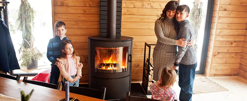 Morso Cast Iron Fireplace Insert Installation in Valrico, Florida