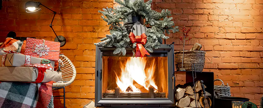 Travis Industries Linear Gas Fireplace Installation in Valrico, Florida