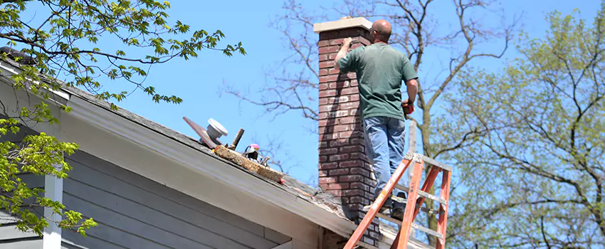 Vinyl and PVC Chimney Flashing Installation in Valrico, FL