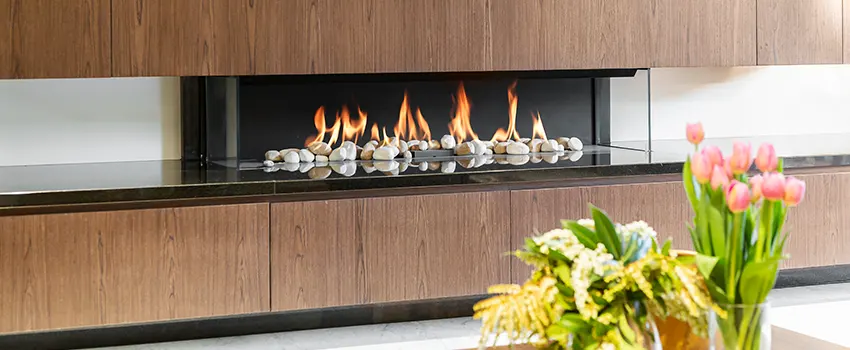 Double-height Fireplace Design Refurbishment in Valrico, Florida