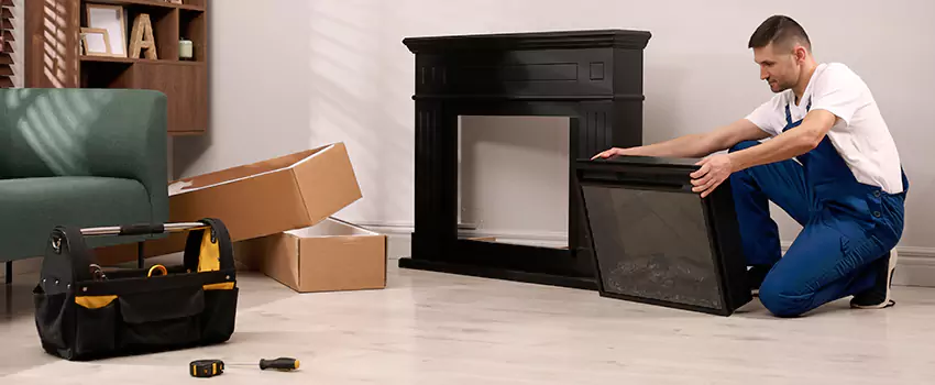 Old Rusted Metal Fireplace Repair And Replacement in Valrico, FL