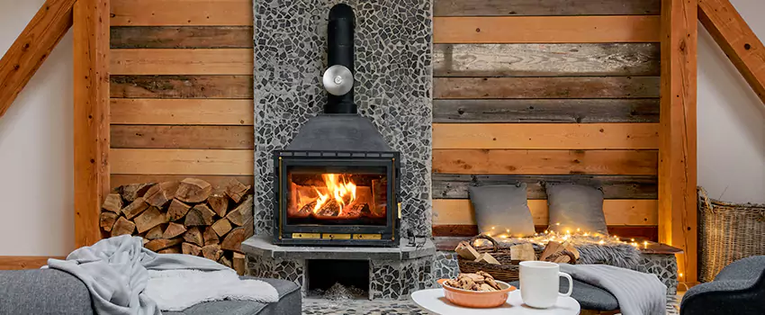 Thelin Hearth Products Direct Vent Gas Stove Fireplace Inspection in Valrico, Florida